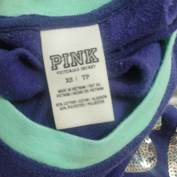 PINK Victoria's Secret Long Sleeve Top Extra Small - Picture 5 of 7